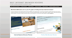 Desktop Screenshot of bestinternetbrowser.com