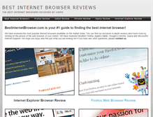 Tablet Screenshot of bestinternetbrowser.com